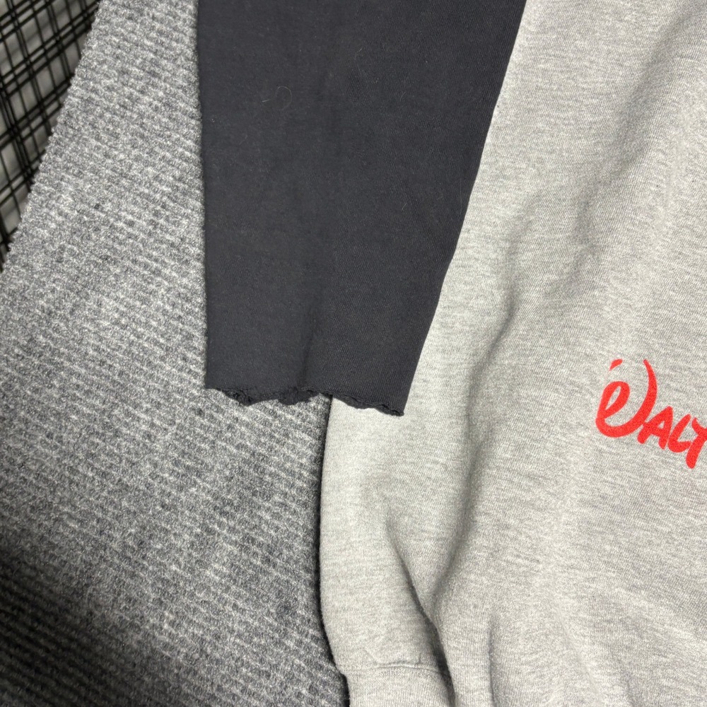 Vintage‎ Walt Disney World Mickey Mouse Sweatshirt Mens XXL Gray Black Vintage - Picture 5 of 5